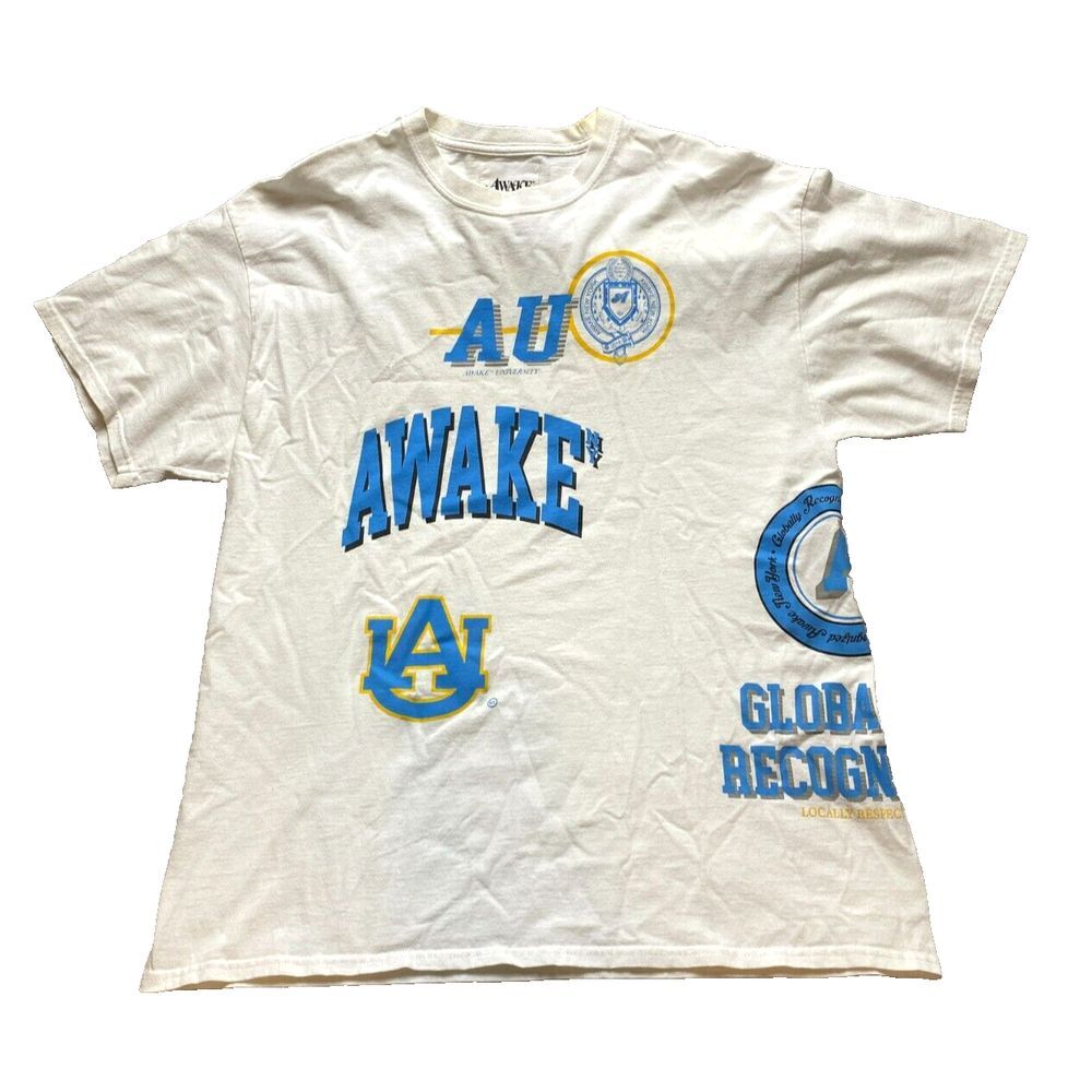 Ultramagnetic x Awake New York‎ Shirt Adult Extra Large White University Mens